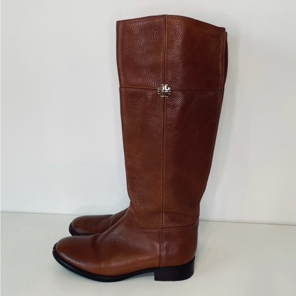 TORY BURCH Cognac Boots Size 7 - Picture 2 of 10